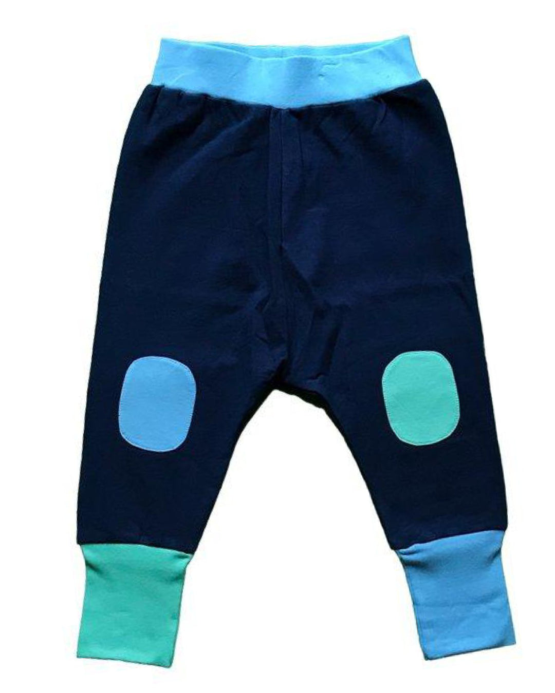 Dunkelblaue Hose von moromini für kinder aus Biobaumwolle 